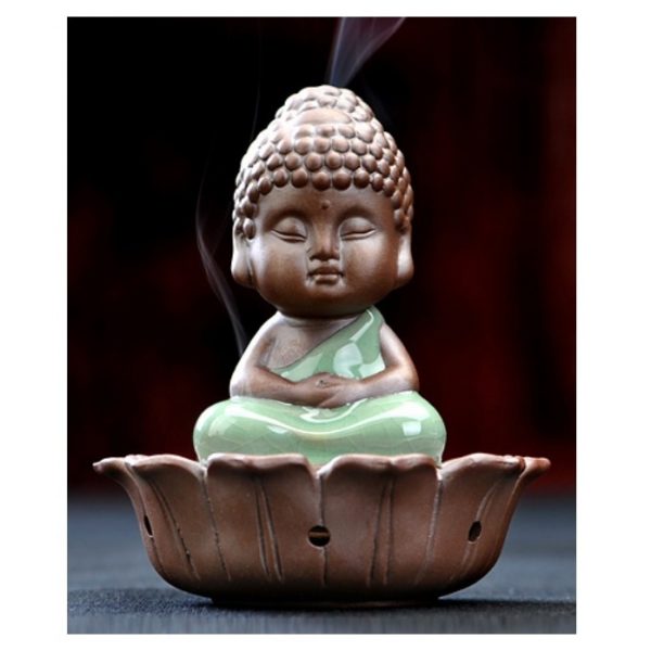 Little Buddha Ceramic Incense Burner